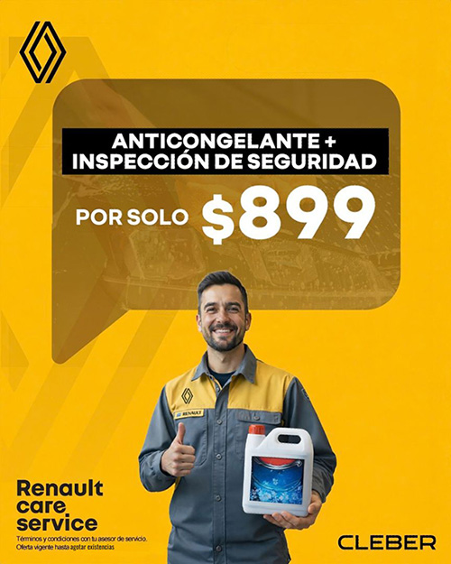 ANTICONGELANTE + INSPECCIÓN DE SEGURIDAD